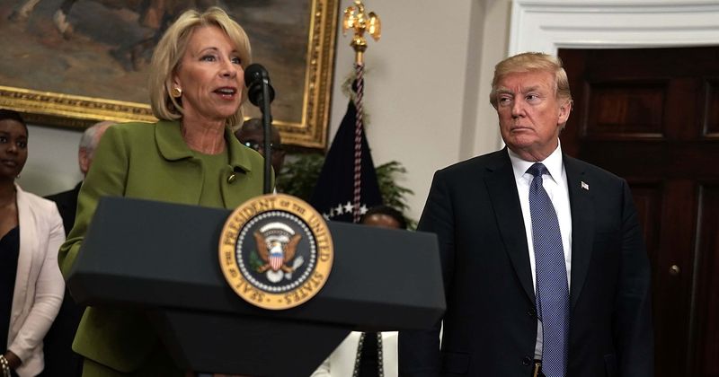 Trump ally Betsy DeVos turns 2nd cabinet member to quit after riots, Elizabeth Warren calls her 'worst edu secy'