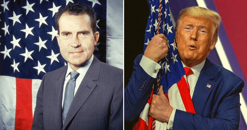 Donald Trump and Richard Nixon: 10 comparisons the Internet made to show POTUS is '10X worse'