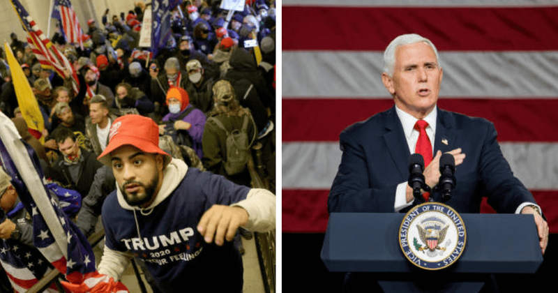 Capitol rioters shouting 'hang Mike Pence' were just seconds away when VP and his family were evacuated
