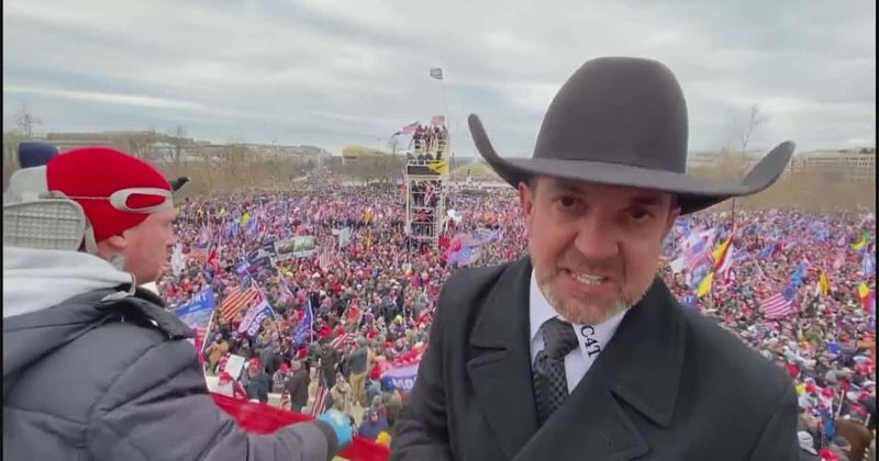 Who is Couy Griffin? 'Cowboys for Trump' founder arrested after storming Capitol and boasting about his guns