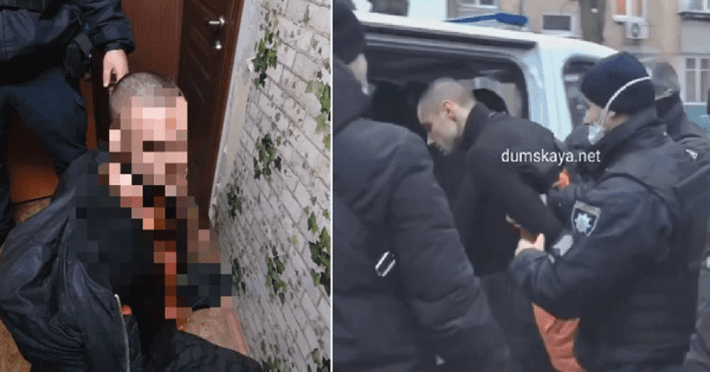 Who is Dmitry Ponomarenko? Naked man walks the streets wrapped in friend's guts and holding dad's severed head