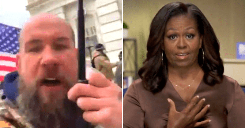 Scott Fairlamb: Man who punched cop in Capitol riot has brother in Secret Service who is close to Michelle Obama, claims report