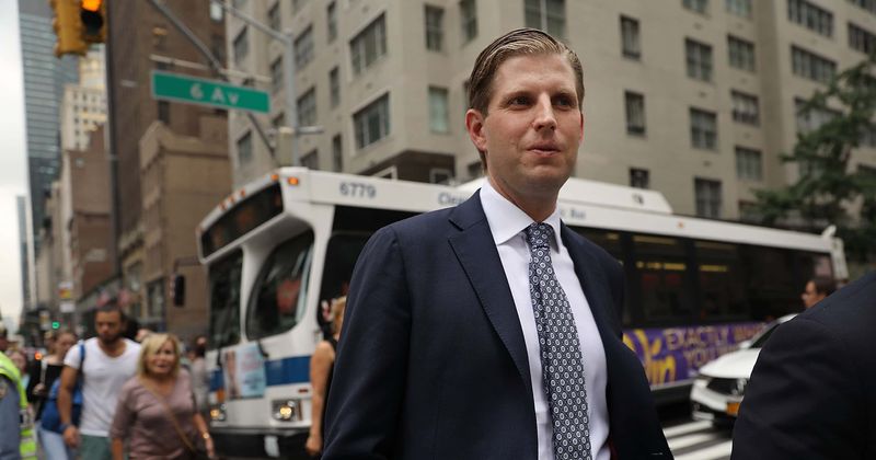 Eric Trump and wife Lara fly economy class from Florida to NYC as family bids adieu to Air Force One days