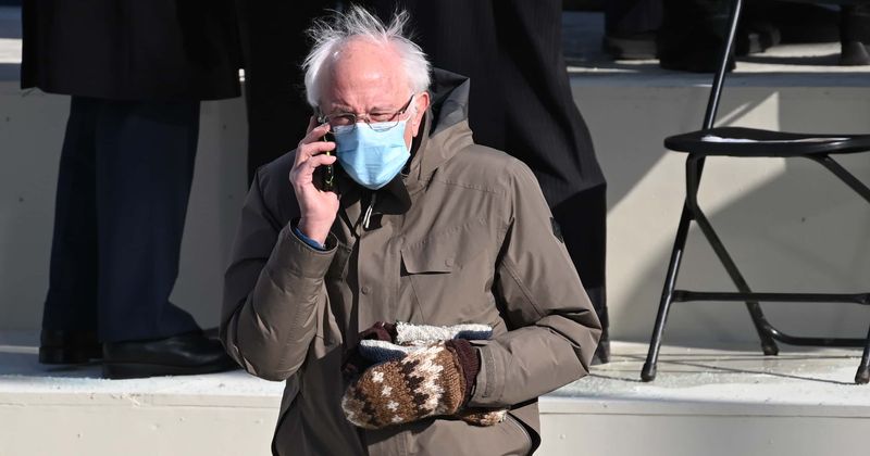 Bernie Sanders mittens dubbed 'white privilege' by teacher, Internet says 'his family was murdered in Holocaust'