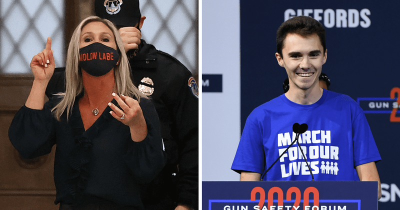 Marjorie Taylor Greene says Parkland survivor David Miles Hogg was 'trained like a dog' in resurfaced interview