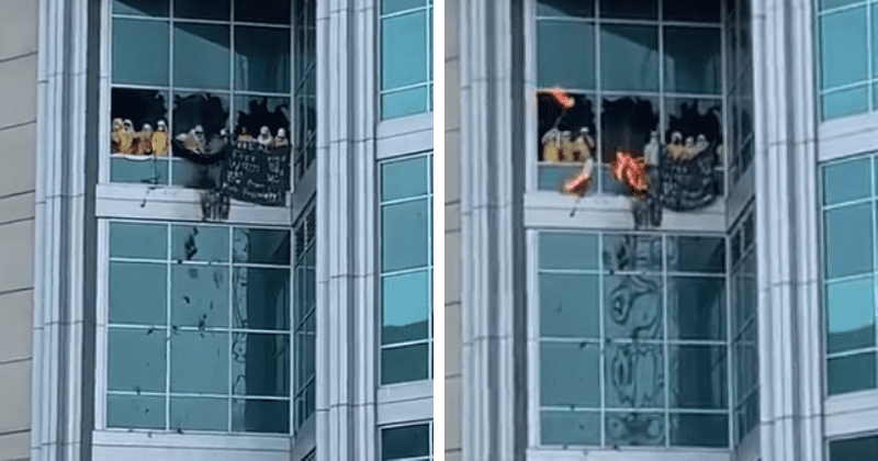 117 inmates seize section of St Louis jail throw chairs on street, set fires, pandemonium leaves officer injured
