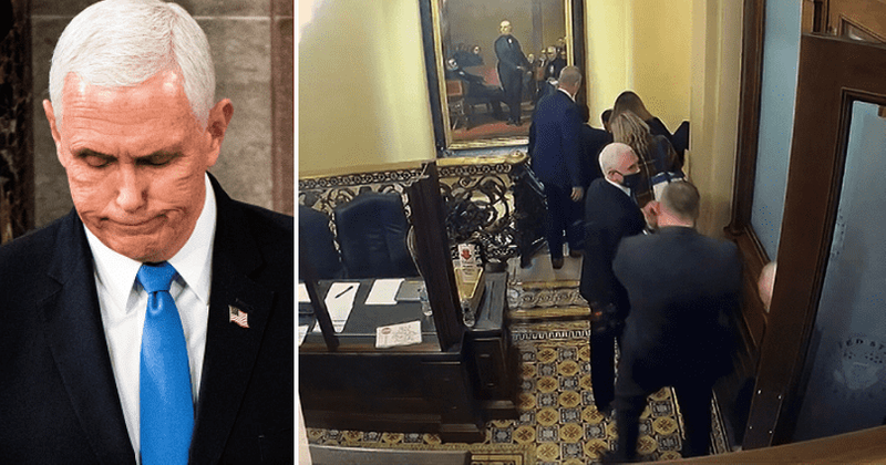 Where was Mike Pence hiding during Capitol riots? Dramatic footage shows pro-Trumpers yelling 'kill Mike Pence'
