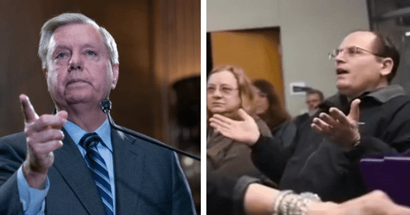 Who is Tom Burtell? Lindsey Graham compared to George Costanza lookalike, Twitter trends 'you need to leave' again