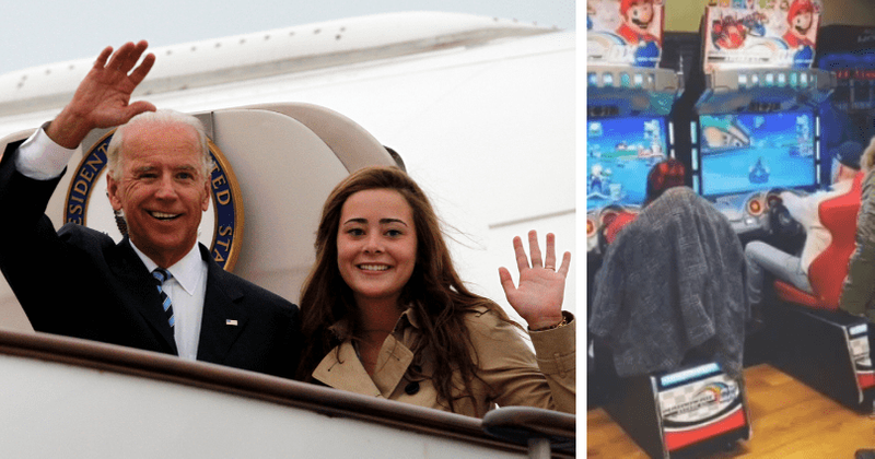 What video games does Joe Biden play? POTUS' granddaughter Naomi posts clip of him defeating her at Mario Kart