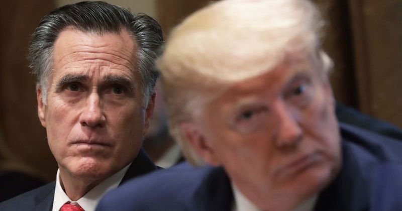 Will Mitt Romney be censured for impeachment vote against Trump? GOP petition calls him agent of 'Deep State'