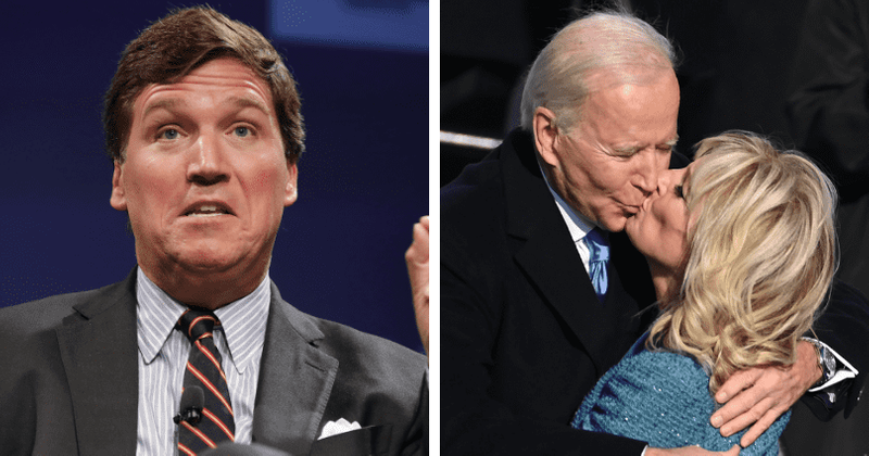 Tucker Carlson calls Joe and Jill Biden's PDA 'slick PR campaign' to hide senility, Internet says 'you need therapy'