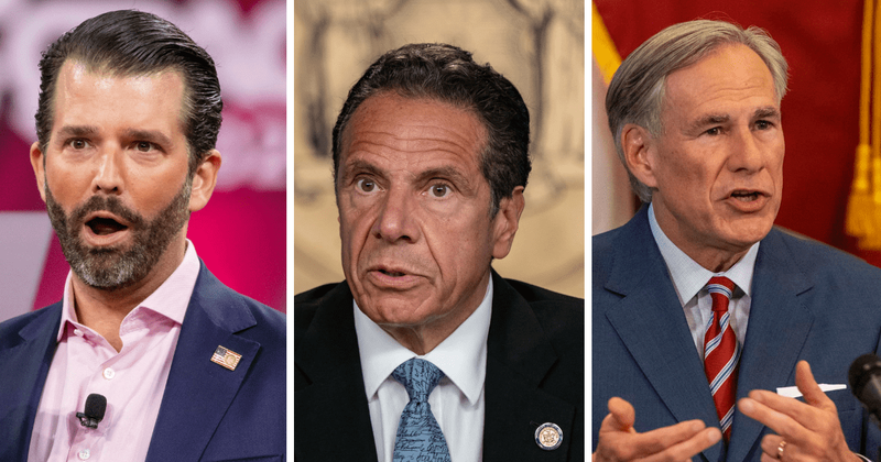 Did Don Jr think Texas guv Greg Abbott was a Democrat? Confusing Ted Cruz defense was attack at Andrew Cuomo