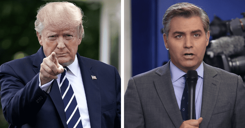 Jim Acosta's tweet of Trump's statement calling SCOTUS's tax return verdict a 'witch hunt' goes viral
