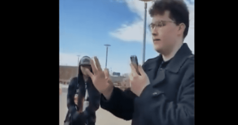 Who is mystery man flashing White supremacy sign at Indigenous group? Internet calls him 'racist piece of sh*t'
