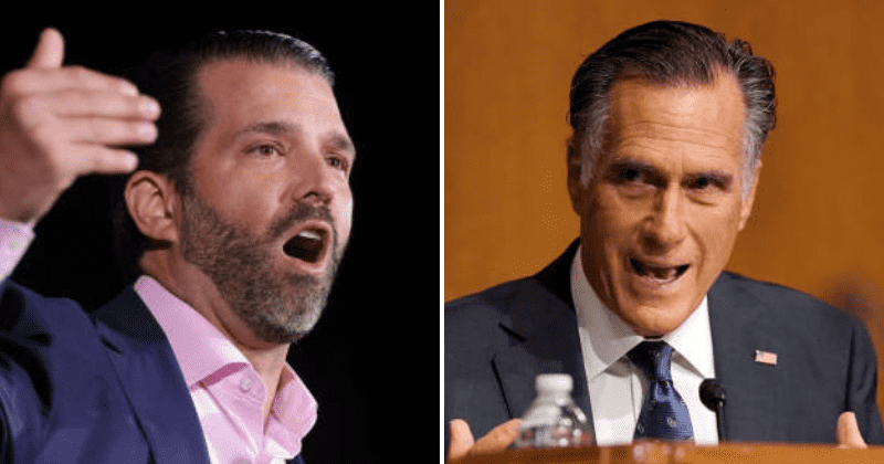 Don Jr says Mitt Romney 'got one right' after he says Trump will win 2024 GOP nomination in a 'landslide'