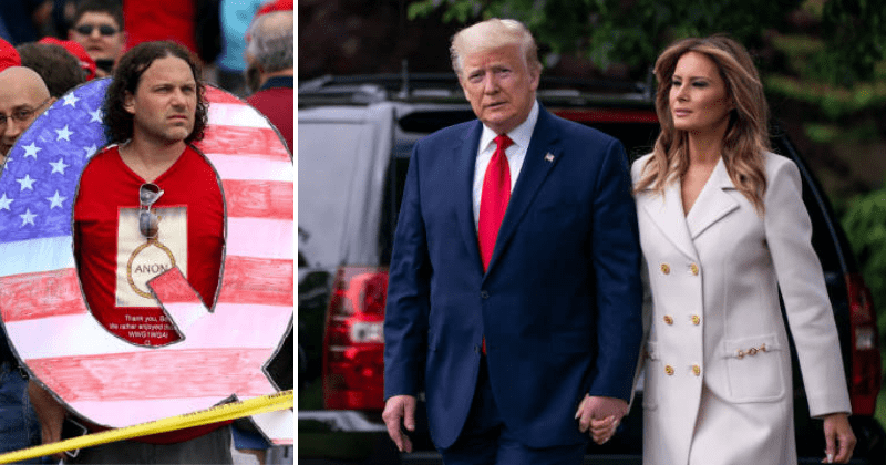 QAnon believers fall for fake Trump and Melania accounts on Telegram app: 'Someone is trying to mind f**k us'