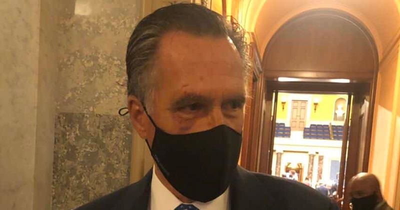 How did Mitt Romney get a black eye? Internet says 'Trump punched him in the face for being a traitor'
