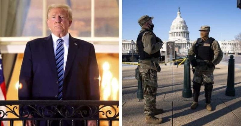 Capitol on high alert: Trump's DC hotel room rates go up, fueling QAnon theories he will be President on March 4