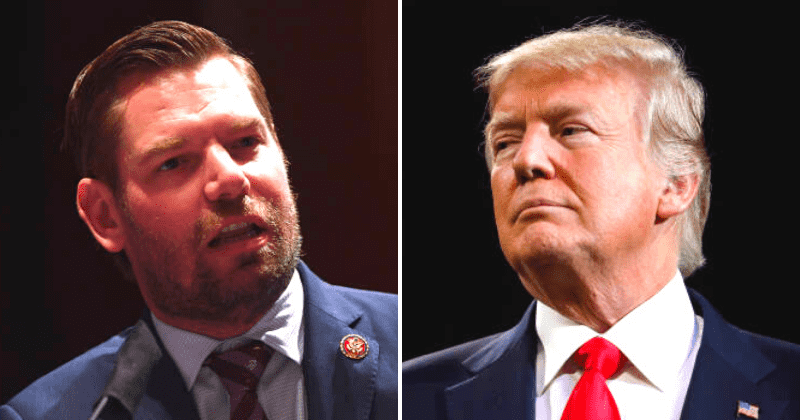 Eric Swalwell sues Trump over Capitol riots, internet says HE should be sued for 'sleeping with a Chinese spy'