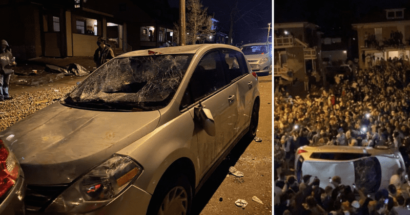 Who is Isabella Sackheim? Woman's car flipped, destroyed by CU Boulder students during party, video goes viral