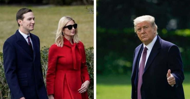 Ivanka Trump and Jared Kushner play golf separately from Donald Trump amid rumors of rift between them