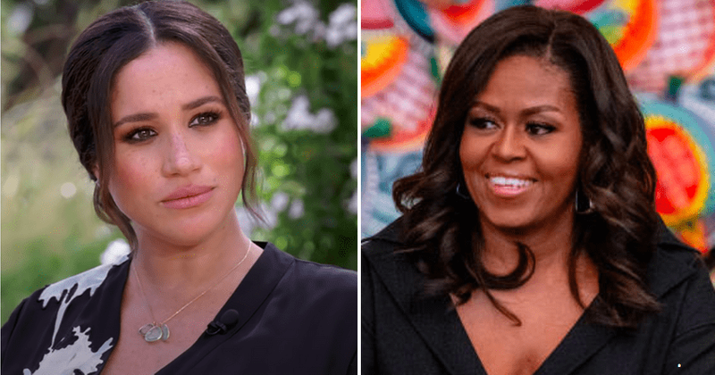 Michelle Obama says Meghan Markle's claims about Royal family's racism 'wasn't a complete surprise to hear'