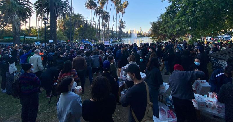 What happened at Echo Park? Protesters block LAPD move to uproot homeless community over $500K repair work
