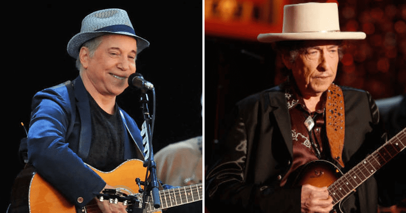 NBC slammed for saying Paul Simon will end up historical footnote to Bob Dylan, Internet says 'he's doing fine'
