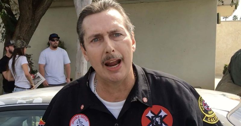 Who is William Quigg? KKK Grand Wizard who stabbed Klansman seen at Huntington Beach's White Lives Matter rally
