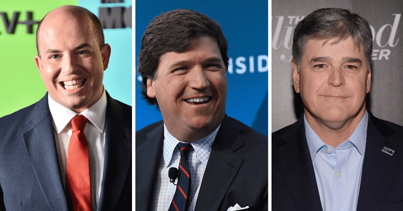 Brian Stelter wants Tucker Carlson and Sean Hannity to post 'vaccine selfies', Internet says he's 'obsessed'