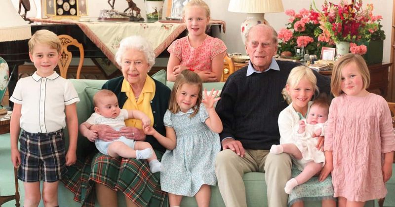 Archie 'missing' from 2018 pic of Queen and Prince Philip with great-grandkids, Internet blames Harry and Meghan