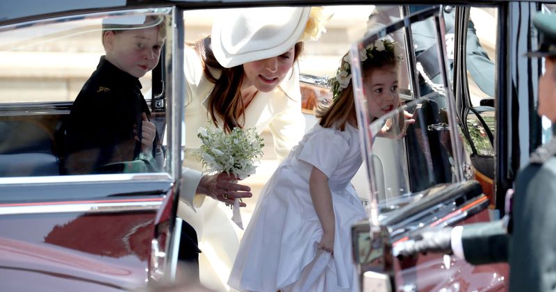 Kate Middleton takes Prince George and Princess Charlotte shopping before their school reopens after Easter