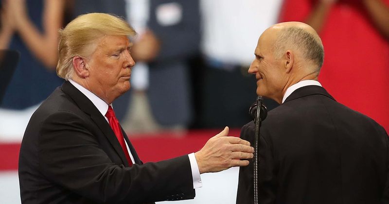 Rick Scott says Trump given freedom award for 'right reasons', mocked for 'sucking up to mango mongoose'