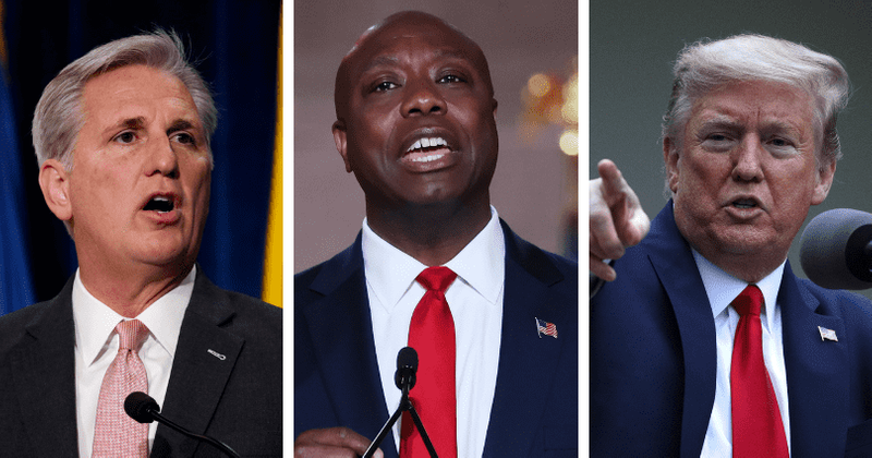 Kevin McCarthy wants Tim Scott running for president after Biden address rebuttal, slammed by Trump supporters