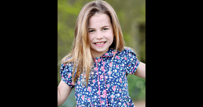 Princess Charlotte looks just like William in new photo clicked by Kate Middleton for her 6th bithday
