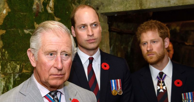 William and Charles to leave Harry and Meghan to 'sort things out on their own', feel they're a 'distraction'