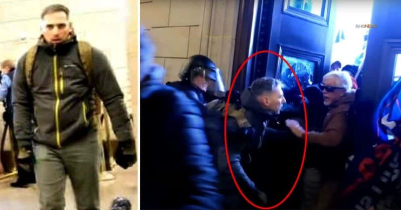 Who is Christopher Warnagiris? Virginia Marine, 40, who pushed Capitol cop to hold open door for rioters arrested