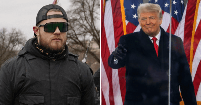 Proud Boys' Seattle chapter 'Sergeant-at-Arms' Ethan Nordean goes from 'Hail Emperor Trump' to 'F**k Trump'