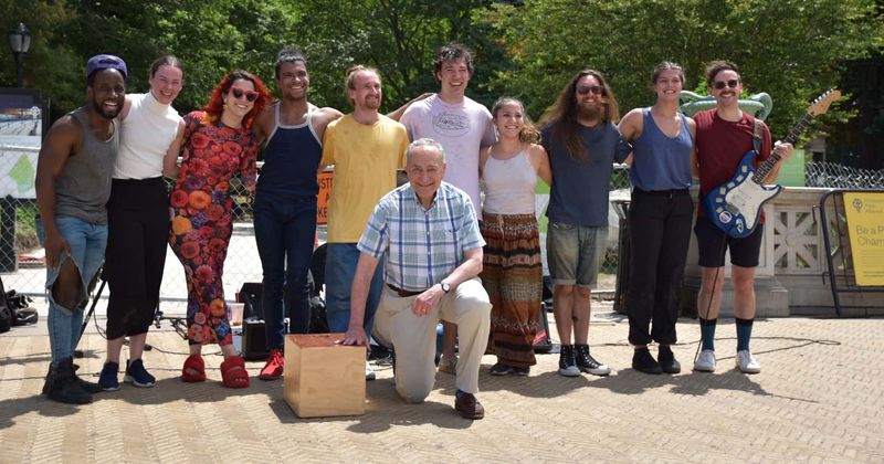 Who are Alice Valentine? Chuck Schumer's performance with Brooklyn band goes viral: 'No idea you could sing'
