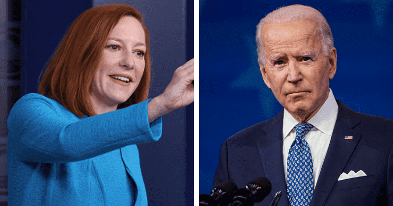 Jen Psaki says Joe Biden is so fit that she finds it 'hard to keep up with him'