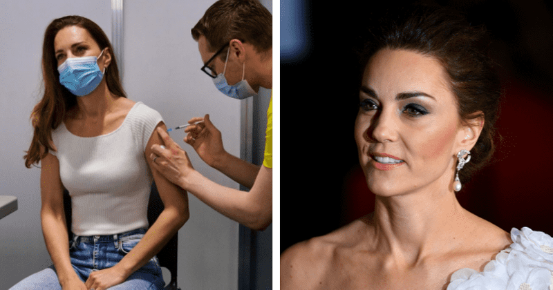 Kate Middleton wows in 'glamorous' jeans and tee look as she gets Covid vaccine: 'Beautiful as usual'
