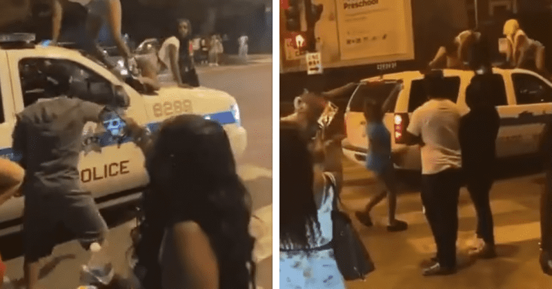 Video shows 3 women twerking atop Chicago police patrol car, probe starts