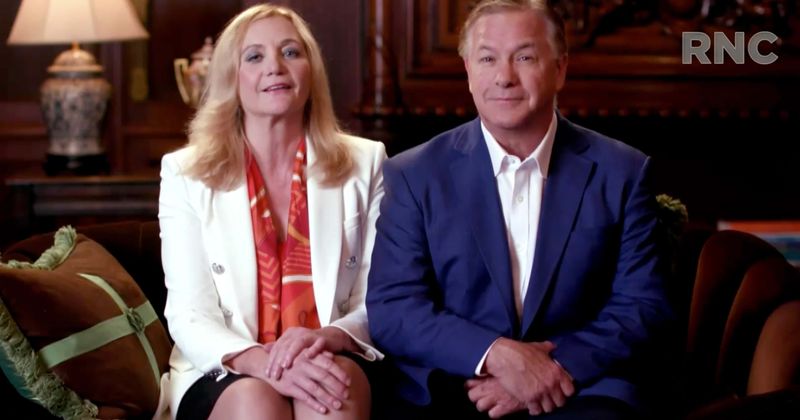 Mark and Patricia McCloskey pose with new AR-15s just days after surrendering guns
