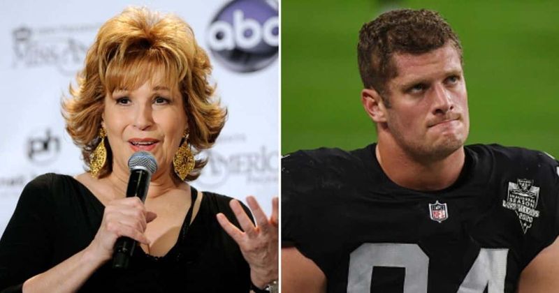 Carl Nassib: 'The View' Joy Behar's 'penetration in the end zone' joke called homophobic