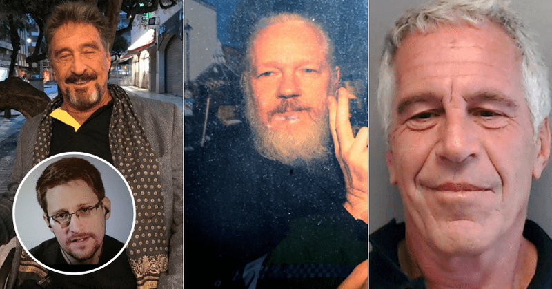 Edward Snowden warns ‘Julian Assange could be next' after John McAfee and Epstein's ‘suicides'