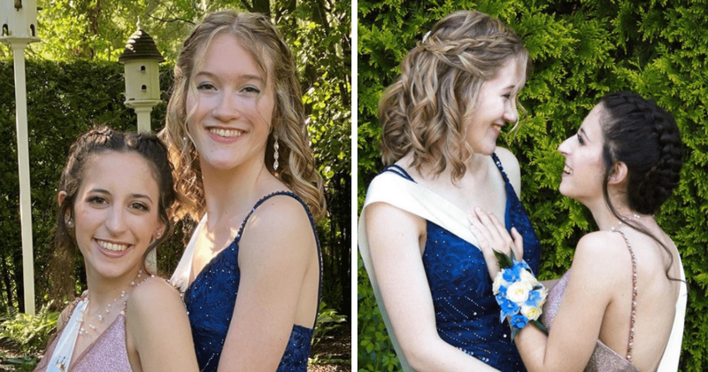 Lesbian couple makes history after being crowned school's first co-reigning prom queens