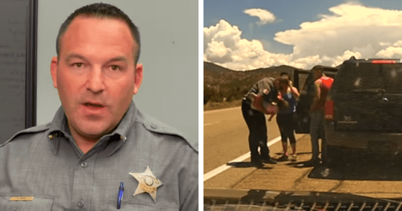 Hero Santa Fe County deputy saves girl, 1, from choking on a Cheeto in viral dashcam video