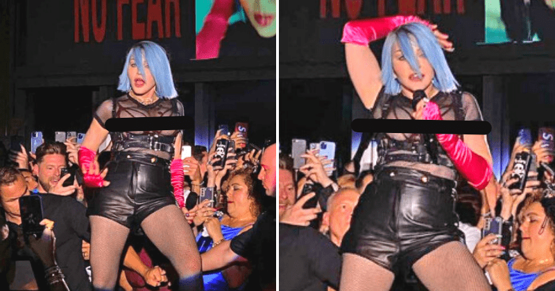 Madonna, 62, flashes boobs at NYC Pride Weekend event
