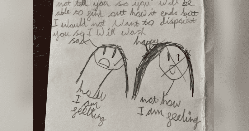 Little girl's passive-aggressive complaint letter after being told to wash has her mom in splits