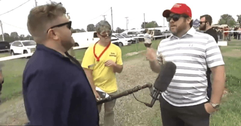 'My name is go f**k yourself': Man's rude reply to CNN journo at Trump rally goes viral